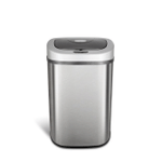 Nine Stars Motion Sensor Touchless 21.1 Gal Kitchen Garbage Can, Stainless Steel