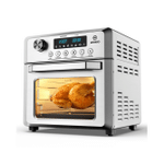 Moosoo 19 Quart Air Fryer Oven 8-In-1 Toaster Oven With Time & Temperature Control