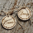 Custom Guest Name Party Wedding Decoration/ Personalized Wood Name Logo Tags/ Unique Party Gift/ Table Decoration