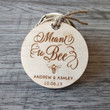 Personalized Meant To Bee Wooden Tags, Laser Cut Tags, Custom Gift Tag, Rustic Wedding Favor