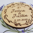 Rustic Save the Date Magnets /Custom Save the Date without Card and Envelope /Enagraved Magnets Wood Invitation