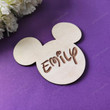 Personalized Kids Place Card,Wood Custom Name Children Place Cards, Wedding Tags Baby Shower Christening Decoration Favors