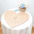 Wedding Guest Book Puzzle Heart / Personalized With Wedding Logo Or Monogram Choice / Custom Wedding Guestbook Alternative