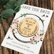 Personalized Wedding Save the Date Magnets,Custom Wood Rustic Save The Date,Party Favors Gifts Wedding No Cards