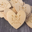 Custom arrow magnets with date and initials ,Wood save the date magnets, rustic wedding magnet, personalized wedding favors