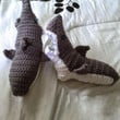 Shark Socks for Baby Kids Child/Attack Sahrk Bite Socks/Christmas Stocking/Knit Knitted Socks/Leg Warmers/Unisex Gift/Short Party Tube Socks