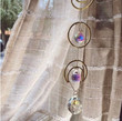 Moon Phases SunCatcher Crystal Healing Window Decor|Rainbow Maker/light catcher/Fairy Hanging Crystal Prism/Window Suncatcher/Witch Gift