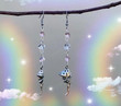 The Fairytale Fairy Dangles Earrings/Dangle Celestial Earrings/Witchcraft jewelry/Dangle Drop earrings/Fairy Earrings/Fairy Jewelry