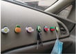 Set Of 5PCS Car Cute Sticky Hook Mini Auto Seat Back Fruit Anime Clip 5 Styles Mask Lanyard Car Styling Interior Accessories