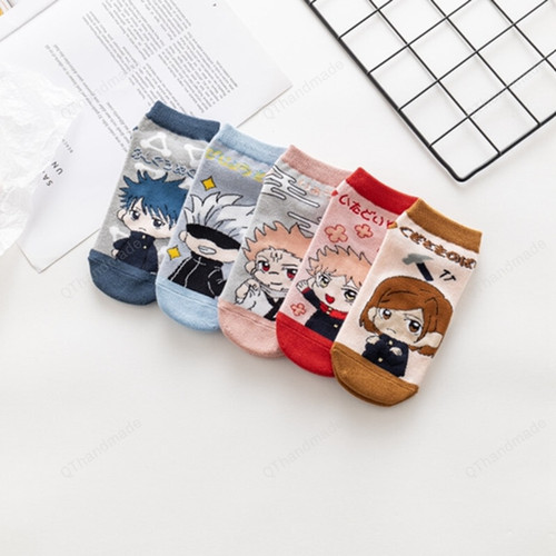 Anime Jujutsu Kaisen Socks/Itadori Yuji Fushiguro Megumi Ryomen Sukuna Cosplay Costume Sock/Sox Socks Props/Christmas Socks