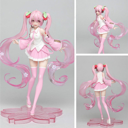 New 23cm Anime Action Figures Pink Sakura Ghost PVC Action Figures / Lovely Girls Model / Toys Collecting / Gifts For Girls