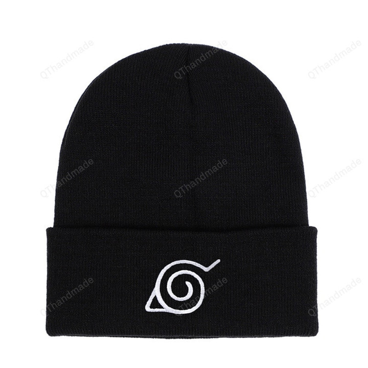 Embroidery Anime Lovers Beanie Hat/Christmas Cotton Winter Hat Knitted Hat Skullies Beanies Hat Hip Hop Knit Cap/Christmas New Year Gifts