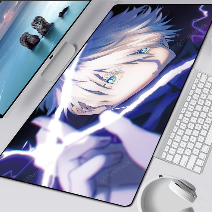18 Styles Anime Jujutsu Kaisen Locking Edge Large Gaming Mouse Pad Computer Gamer Large 90x40cm Office Mouse Pad Mat for Table PC Notebook