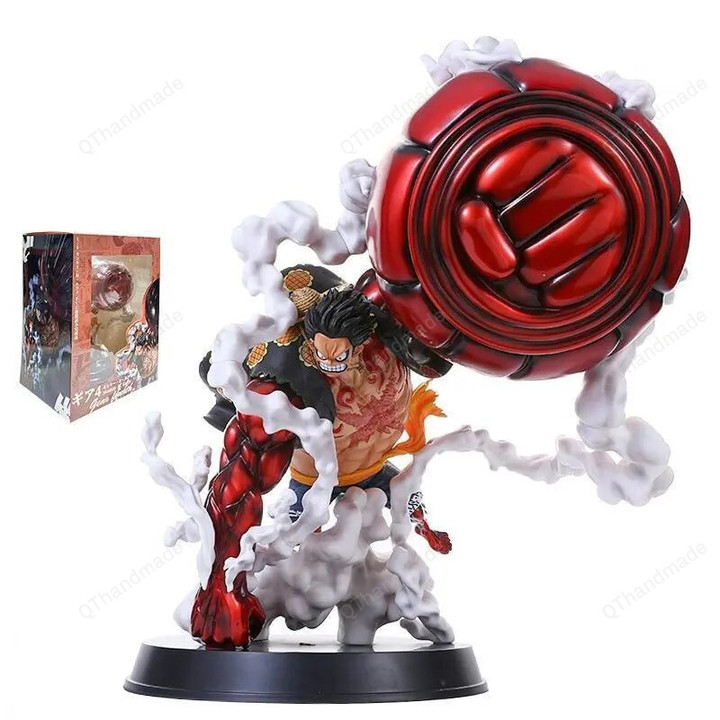 25cm Anime One Piece GK Gear Fourth Monkey D Luffy Manga Statue Figurines PVC Action Figure Collectible Model Toys Decoration