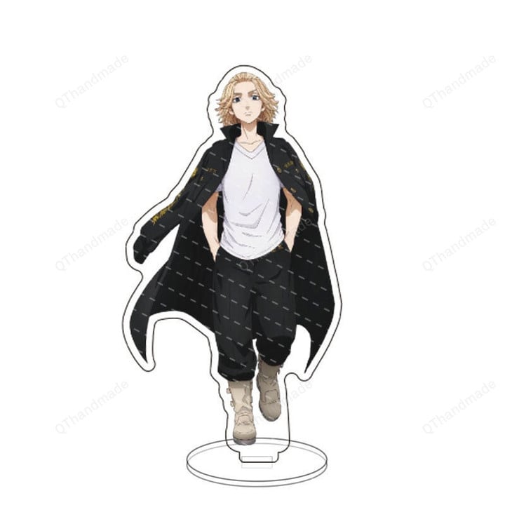 Cartoon Anime Figure Tokyo Revengers Hanagaki Takemichi Acrylic Stand Display Model Plate Cosplay Tabletop Decor