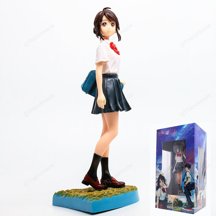 Anime Your Name Tachibana Taki Miyamizu Mitsuha PVC Action Figure Collection / Model Toy Doll Anime Weathering With You Model Toy