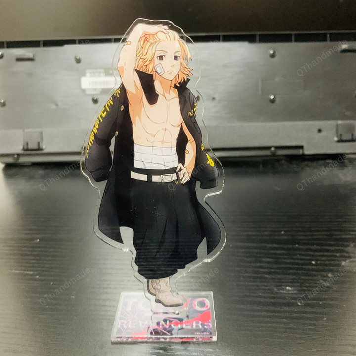 15CM Anime Tokyo Revengers Figure, Kisaki Tetta Acrylic Mikey Draken Baji Keisuke Character Model Figure, Gift For Otaku