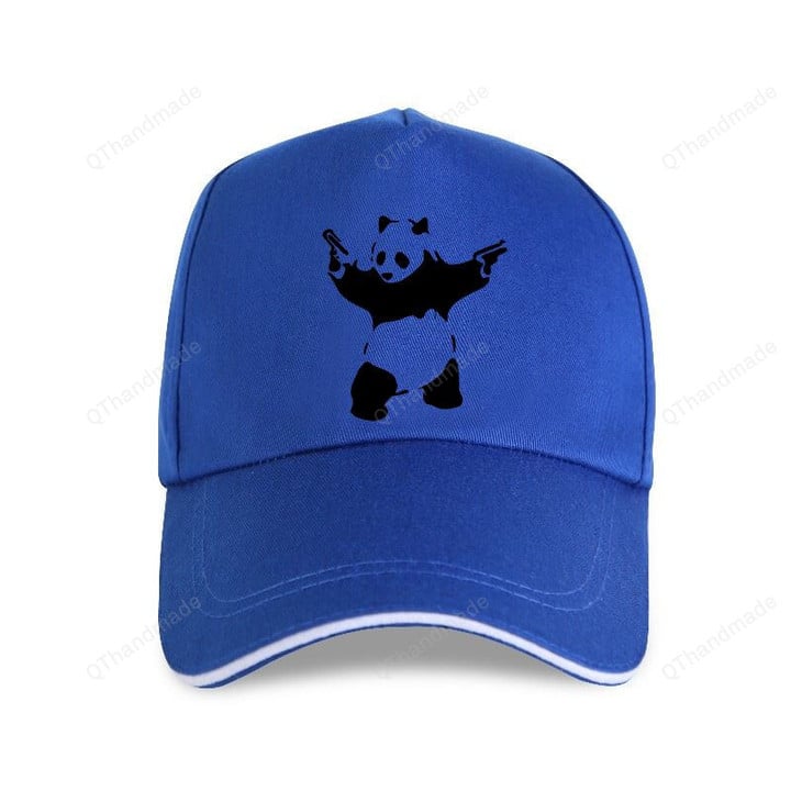 2022 Baseball Caps, Funny Black Panda Graphic Baseball Caps, Anime Baseball Hat