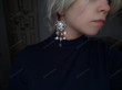 Sun Star Celestial Earrings Outspace Gift/Celestial Earrings,Waterfall Earrings,Witchy Earrings,Boho earrings/Witchy statement earrings