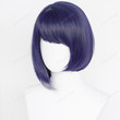 Game Genshin Impact Kujou Sara Cosplay Wig 35cm Blue Short Straight Heat Resistant Synthetic Hair Anime Wigs + Wig Cap
