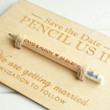 PersonaliZed Pencil Us In Wood/Save The Dates/Engraved Pencils/Funny Pencils Gift/Wedding Invitation/Wedding Gifts
