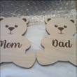 Custom Wood Laser cut guest names /Place setting/ Personalized wood Table /wedding plate name place cards/ baby shower tags gift