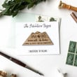Custom Wood Save The Date Magnets, Save The Date Invitations , Wood Slice Save The Dates - Mountains - Camp Wedding