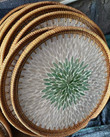 NEW ARRIVAL Mosaic Basket Tray, Mosaic Rattan Tray, Baskets Decor, Woven Wall Hanging, Bohemian Rattan Tray, Gifts For Her, Gifts For Mom