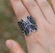 Vintage Butterfly Rings Insect Animal Cute Ring For Women/Statement Ring/Witchcraft jewelry/Boho Gothic Goth Ring/Viking Ring