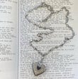 Y2K Accessories Stainless Steel Chain Heart Pendant Grunge Rock Diy Pendant Necklace Punk Jewelry Goth Choker/Witchy Fairy Fairycore