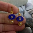 Gold Zircon Oil Charm Eye Drop Earrings, Fashion Jewelry Accessories, Witchy Grunge Statement Earrings, Bohemian Jewelry Earrings