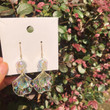 Summer Mermaid Bubbles Shell Dangle Earrings For Women Fairy Tale Glass Ball Drop Earrings Jewelry/Bestie Gifts/Fairy jewelry/BFF Gifts