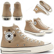 Personalized Converse Chuck Taylor Coffee Flowers Converse Shoes