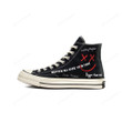 Personalize Paint Louis Tomlinson Shoes, Converse Chuck Taylor High Top, One Direction Paint Converse, Custom Hand Paint Converse