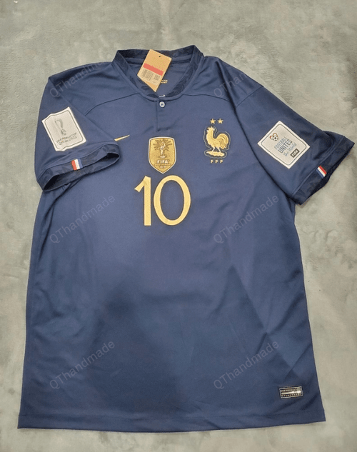 Brand New 2022 World Cup French Soccer Jersey Mbappé Jersey