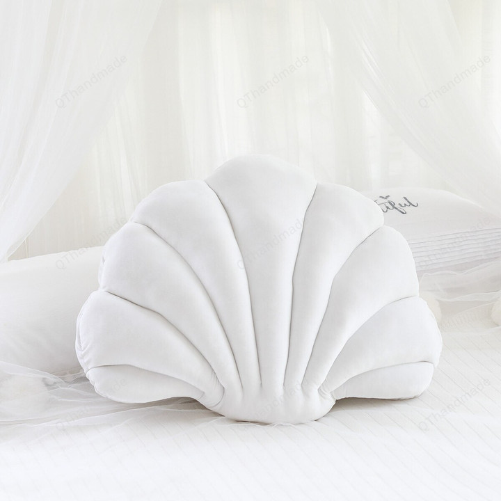 Fairy Princess Shell Stuffed Pillow Fantastic Velvet Pillow Sea Shell Home Bed Sofa Cushion Decoration Gift/stuffed animals and plushies