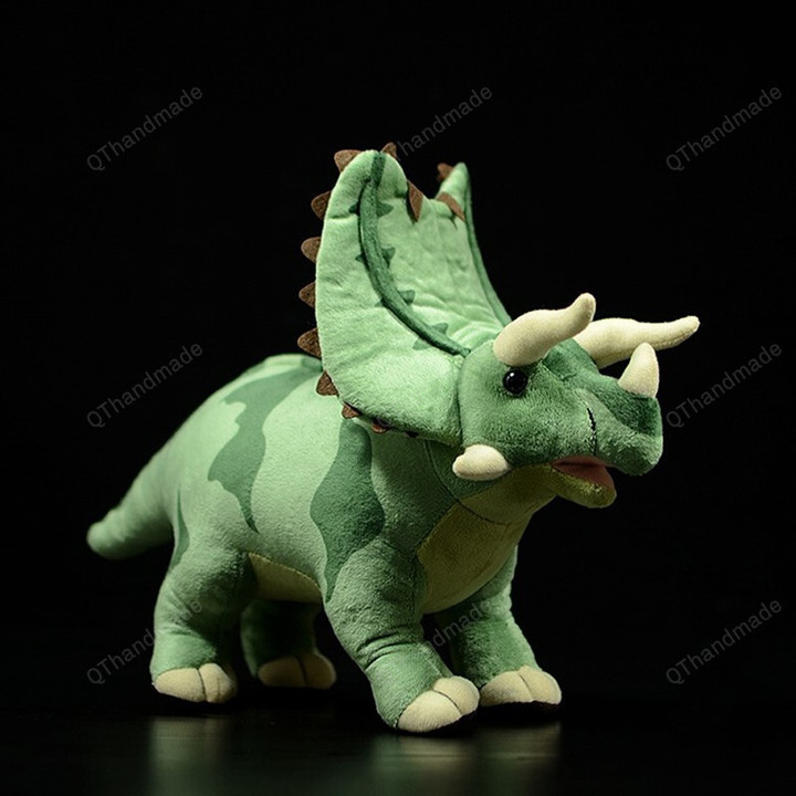 Lifelike Pentaceratops Plush Toys Real Life Dinosaur Stuffed Animal Toy Soft Kid Toys Christmas Gifts//stuffed animals and plushies/valentines gift