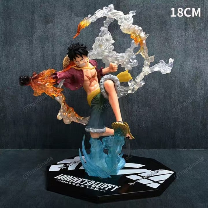 Anime One Piece Ronoa Zoro Ghost 3D2Y Three-knife Ghost Cut Ver. Sauron PVC Action Collection Figure Model Gift 17cm