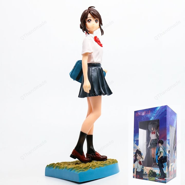 Anime Weathering With You Model Toy Anime / Your Name Tachibana Taki Miyamizu Mitsuha PVC Action Figure / Collection Model Toy Doll