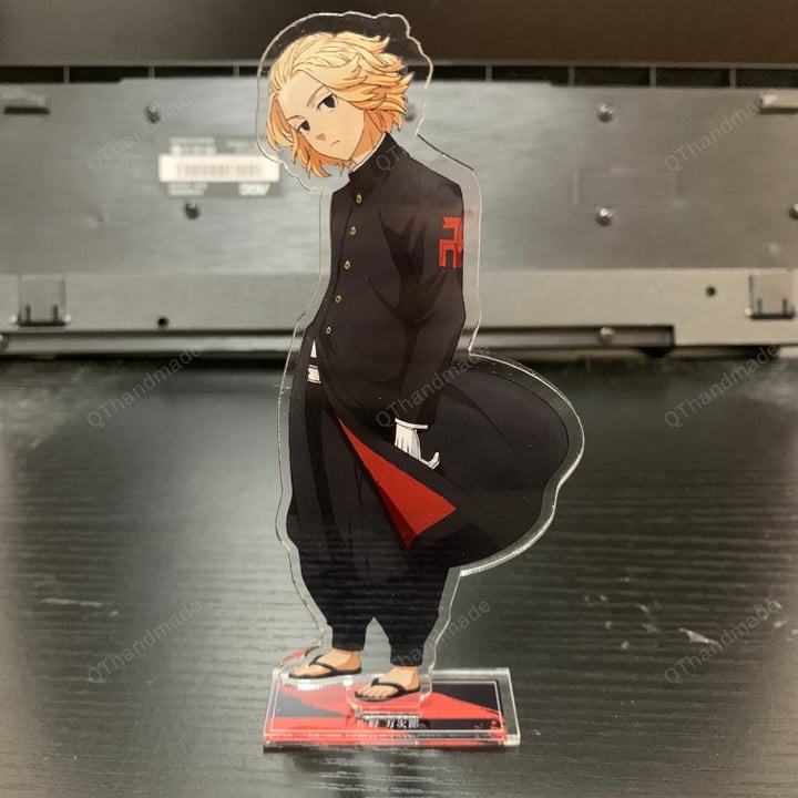 Tokyo Revengers Anime Character Model Figure, Mikey Draken Baji Keisuke Matsuno Chifuyu Hanemiya Kazutora Acrylic Standing Figure, Anime Desktop Decor