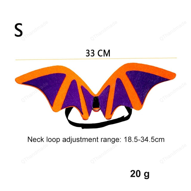 Halloween Pet Bat Transformation Accessories, Creative Pet Products For Cats Dogs Small Dogs Dress Up, Pet Leads Collars, Pet Accessories