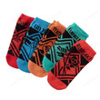 5 Pairs Anime Jujutsu Kaisen Straight Boat Sock Cotton Sock Cosplay Ankle Casual Socks//Itadori Yuji Fushiguro Megumi Ryomen Sukuna Cosplay Costume Sock/Sox Socks Props/Christmas Socks