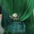 Hair Comb, Antlers, Natural Irregular Citrine Mini Hair Comb, Raw Crystal, Natural Color,Branch Hair Accessories,Bridal Wedding/Hair Wedding