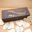 Personalized Wedding Guestbook/ Wedding Drop Heart Box/Alternative Gift Keepsake Box/ Engraved Wood Sign Guest Book Box/Wedding Gift/Wedding Guestbook Box/Couple Gift