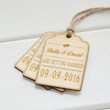 Save The Date Wood Card/Rustic Wood Favor Tags/Wedding Favor Tags/Wooden Gift Tags/Wedding Gift