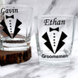 Personalized Groomsman Whiskey Glasses /Groomsman Whiskey Glass Best Man /Whiskey Glass Scotch /Glasses Drinkware /Gift For Him/Gift For Dad/Father's Day Gift