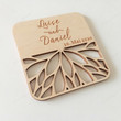 Wholesale Custom Coasters /Wedding Coasters/ Personalized Wooden Rustic Coasters/ Save The Date /Wedding Gift/ Wedding Favors