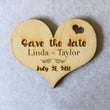 Wedding Personalized Magnet, Save The Date, Personalized Save The Date Invitation, Custom Wood Engraved Magnet