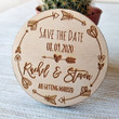 Boho Arrow Wooden Wedding Save The Date Magnets, Custom Rustic Wood Save The Date Magnet, Wedding Favors