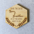Modern Save The Date,Personalized Wood Wedding Announcement, Custom Save The Date, Personalized Wedding decor